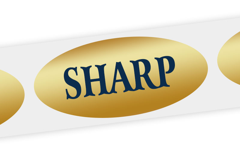 sharp cheese label